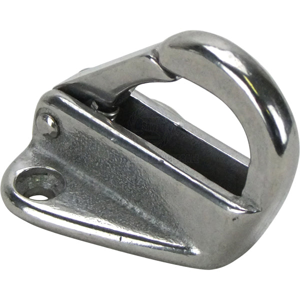 Hook 316G cast SS fixed snap 30 x 44mm base 12mm opening width
