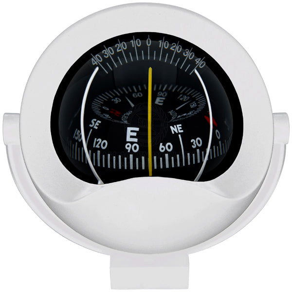 Compass Autonautic bkt mount 85mm black edge card white body (Zone C)