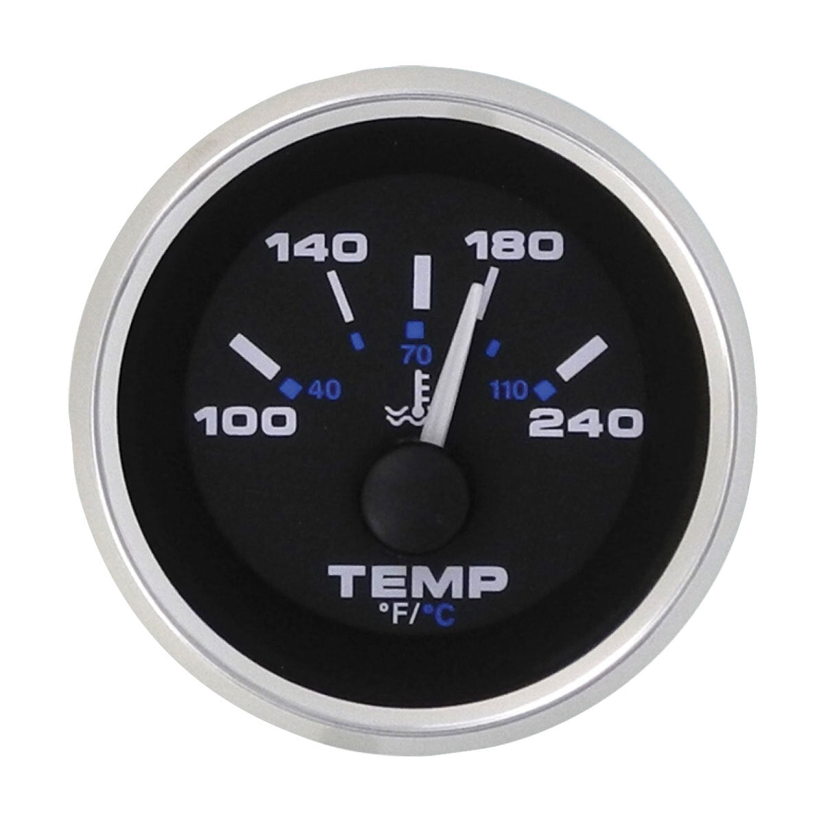 Veethree Electronics Premier Pro Domed Gauges - Stainless Steel