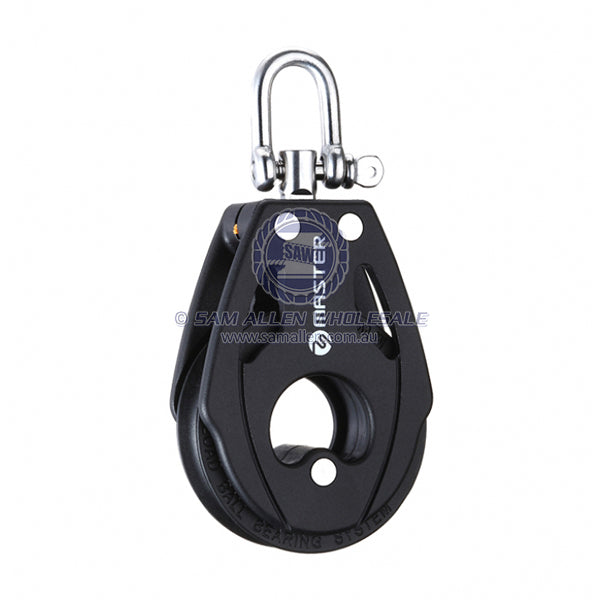 Block Tersma single swivel shackle top 75 x 12mm BB sheave | Sam Allen