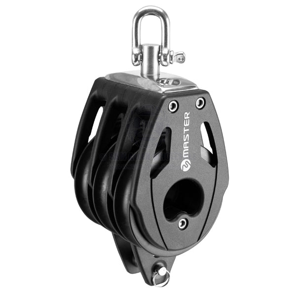 Block Tersma triple & becket swivel shackle top 75 x 12mm BB sheaves | Sam Allen
