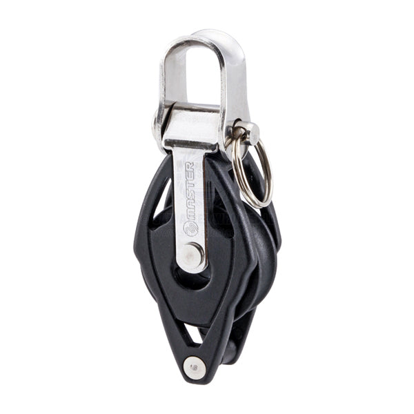 Block Tersma single & becket 90° shackle top 22 x 6mm BB sheave | Sam Allen