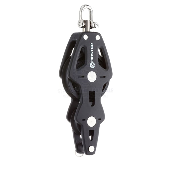 Block Tersma fiddle & becket swivel shackle top 50 x 10mm PB sheave | Sam Allen
