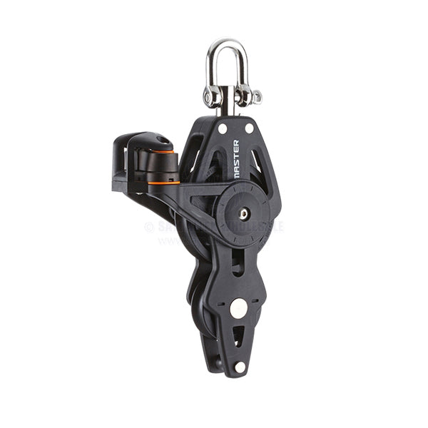 Block Tersma fiddle & becket swivel top with cam 35 x 8mm PB sheave | Sam Allen