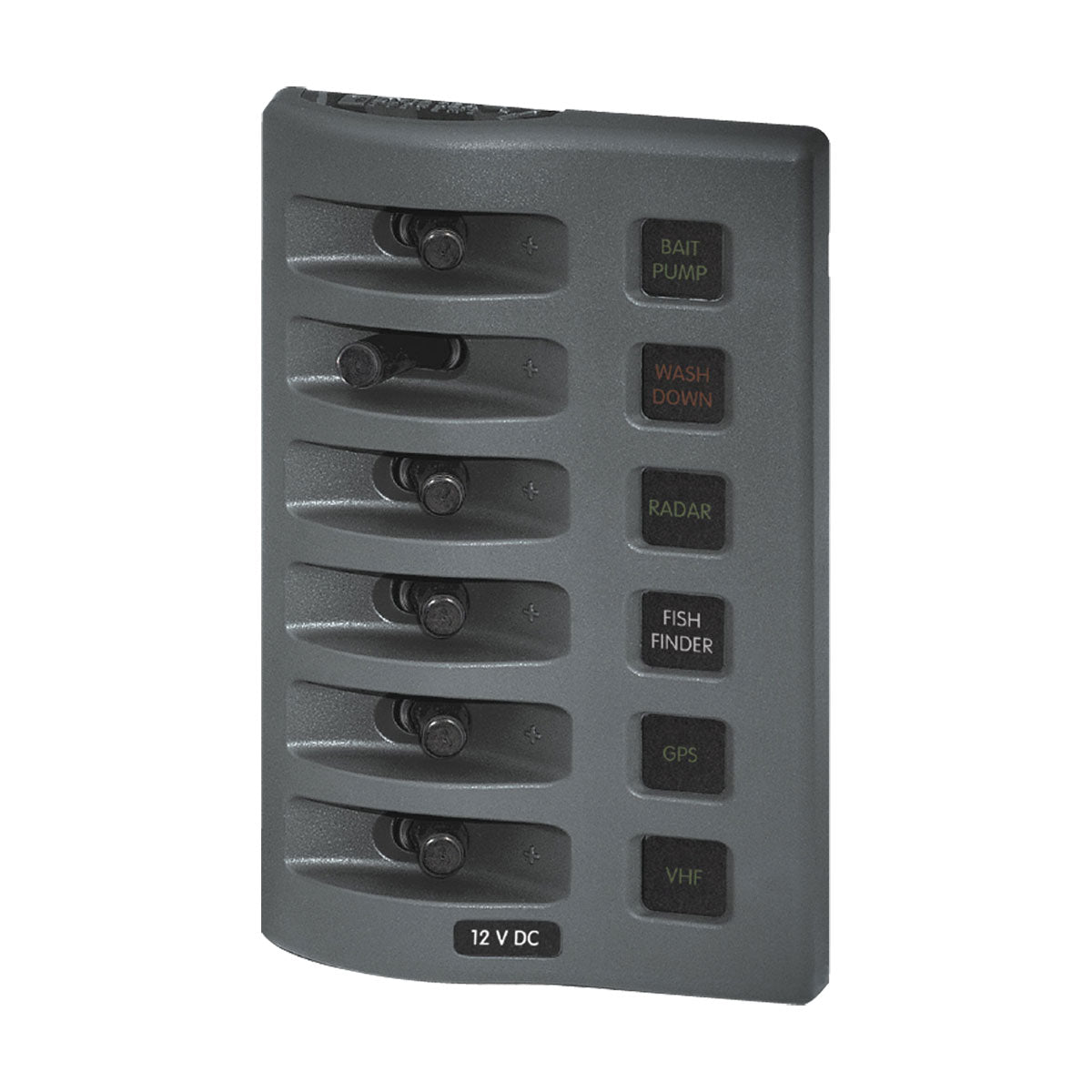 Blue Sea Systems WeatherDeck Switch Panel - Fused