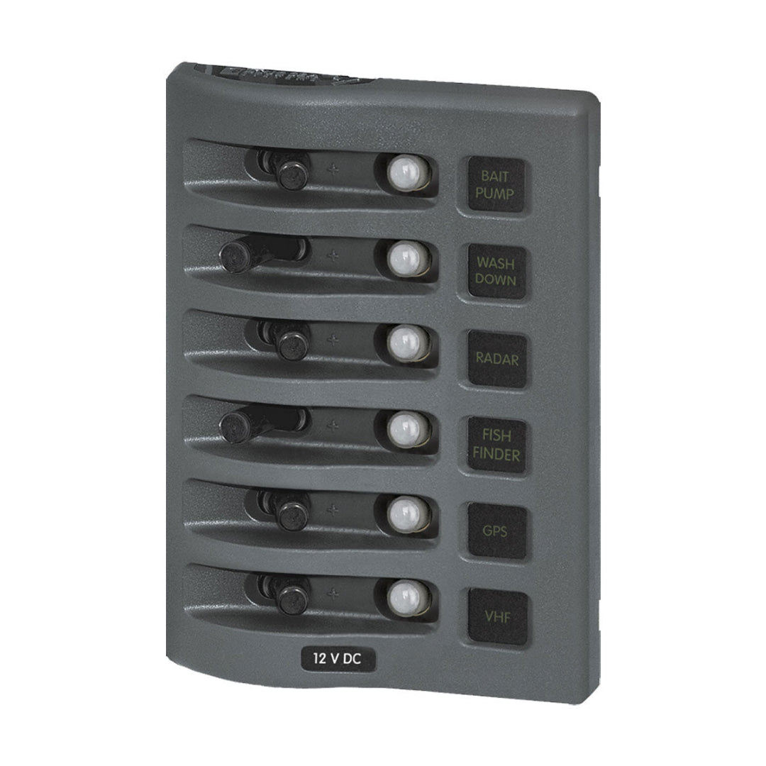 Blue Sea Systems WeatherDeck Switch Panel - Circuit Breaker