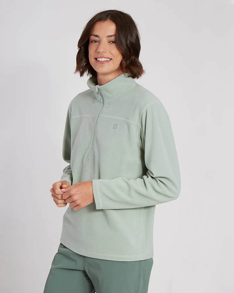 Milanesia 1/4 Zip Neck Ladies Seawool Fleece