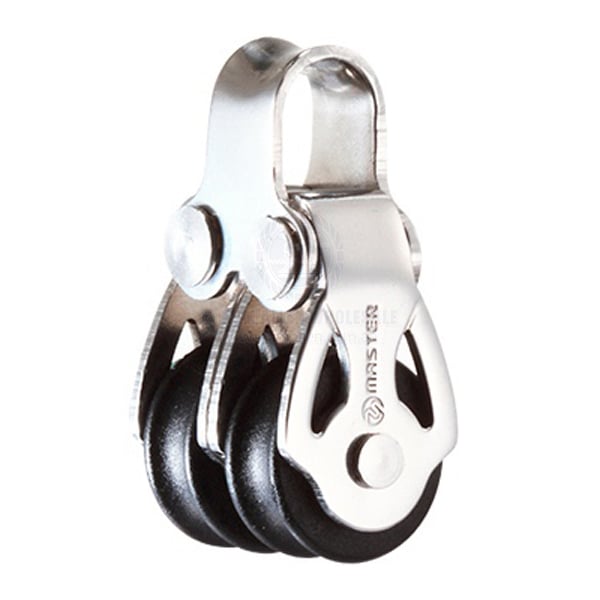 Block Tersma double loop top 16 x 5mm nylon BB sheaves | Sam Allen