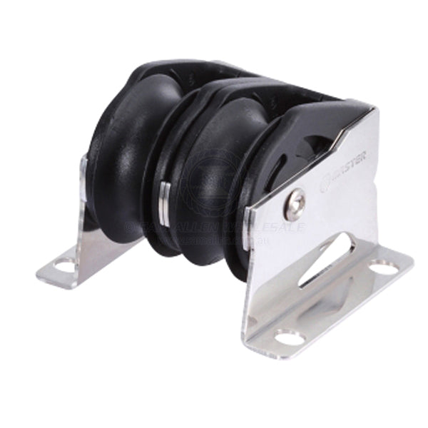 Block Tersma double upright lead 29 x 8mm BB sheaves | Sam Allen