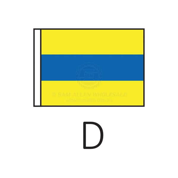 Code flag 'D' size 3 915 x 760mm | Sam Allen
