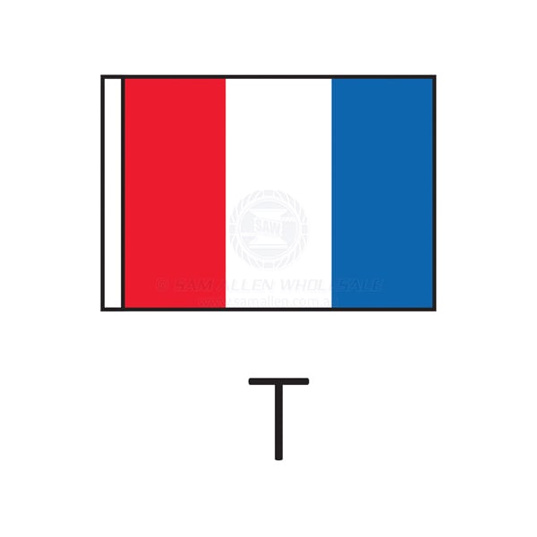 Code flag 'T' size 3 915 x 760mm | Sam Allen