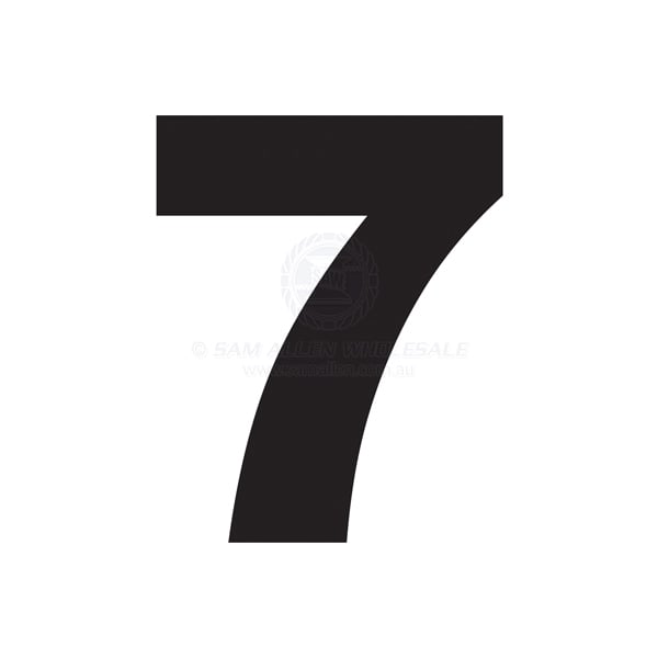 Number 200mm black pair 7 | Sam Allen