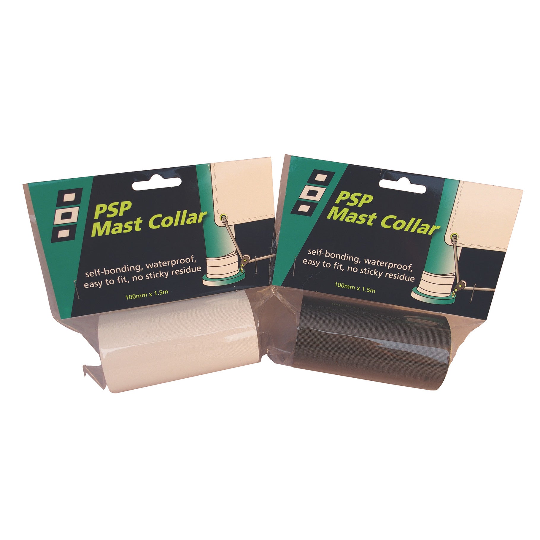 Mast Collar White 100mm x 1.5M