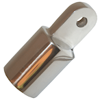 Canopy Tube End S/S 22mm