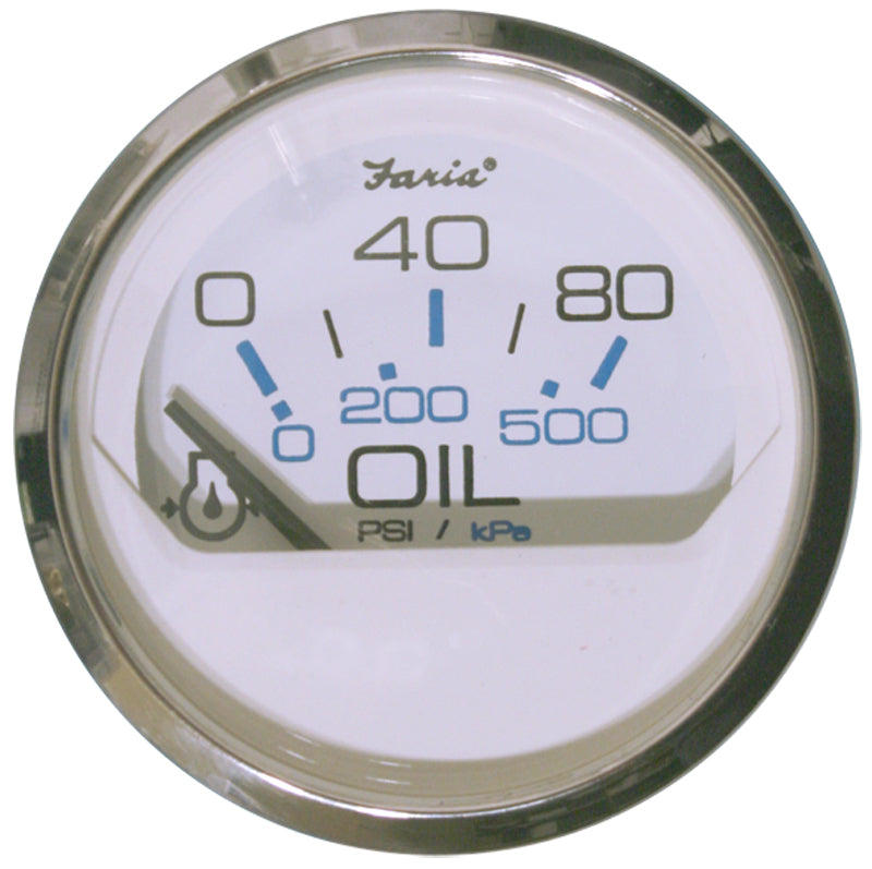 Faria Gauges - Chesapeake White With S/S Trim