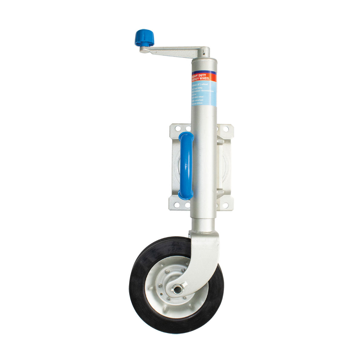 ARK Jockey Wheel - Swing-Away 200mm Rubber Wheel