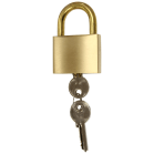 RWB2653 Padlock -All Brass 45mm E