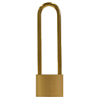 RWB2655 Padlock -Brass Long 45mm