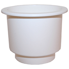 RWB470 Can Hold-Recess/Drain Wht