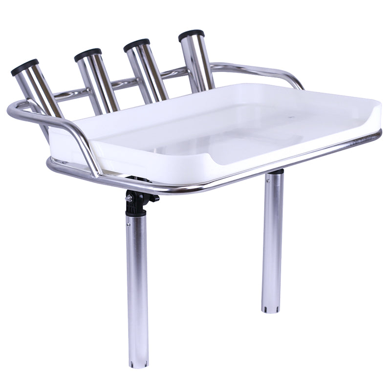 Axis Stainless Steel Bait Board With Rod Holders