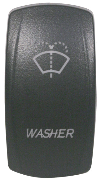 Laser Etched Water Resistant Rocker Switches - Red Illuminated