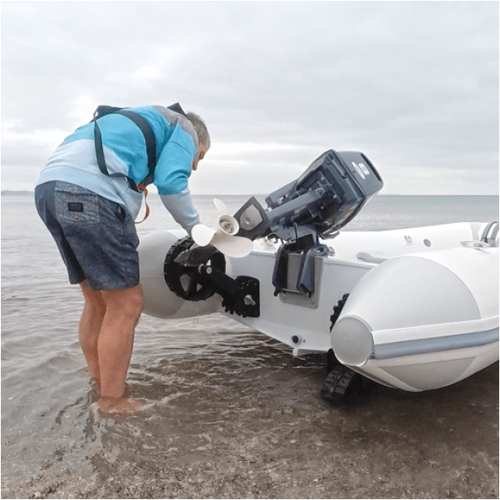 RailBlaza Dinghy Wheel Transom Mount