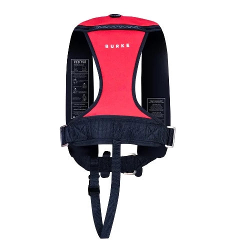 Burke Navigator 150N Inflatable Lifejacket with Harness.