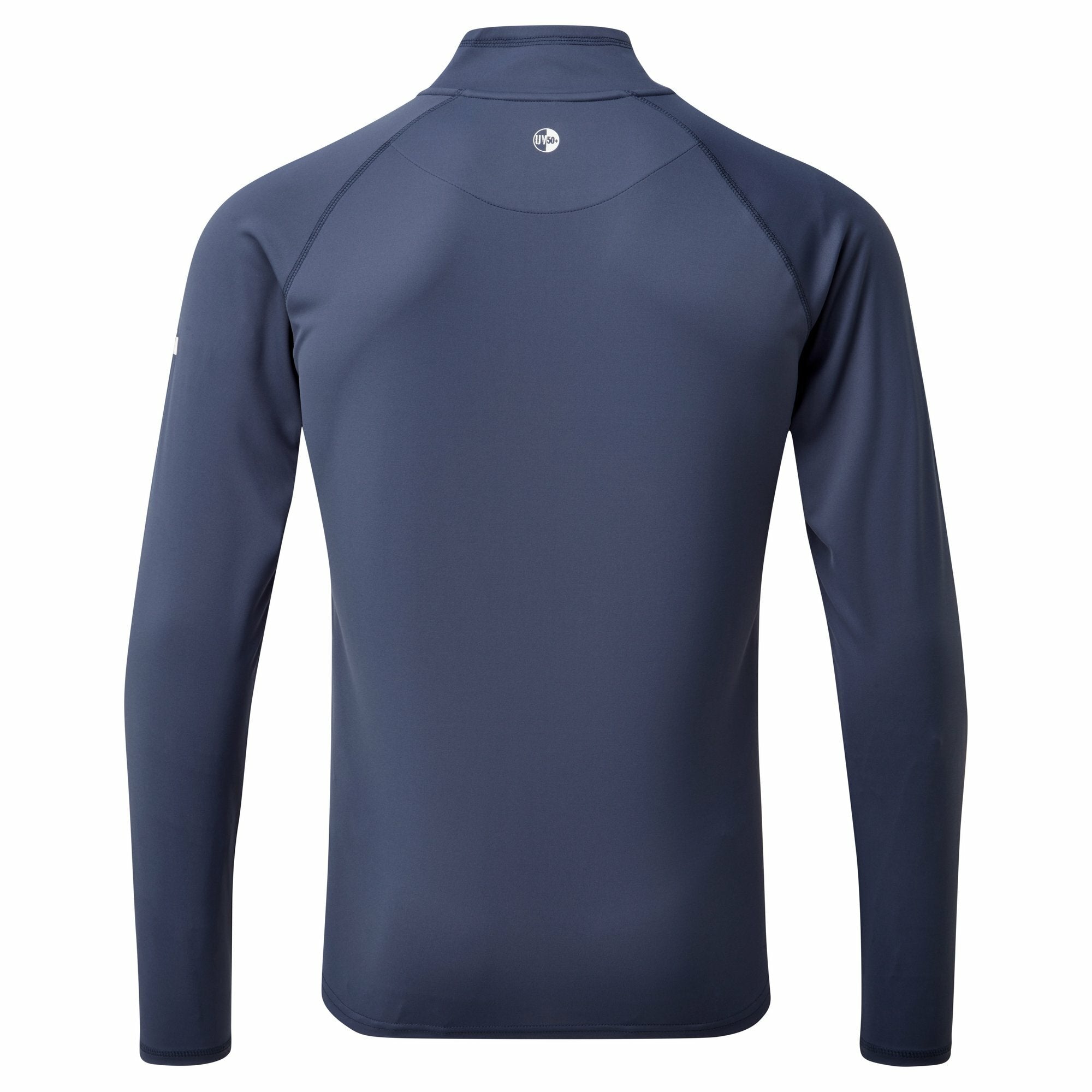 Gill Men's UV Tec Zip Tee Long Sleeve - Ocean