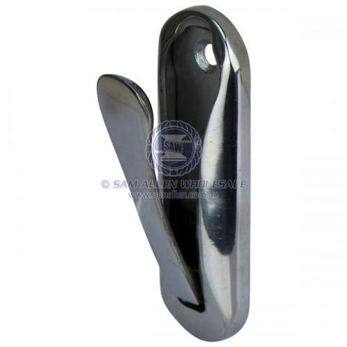 COAT HOOK - FOLDAWAY STAINLESS STEEL