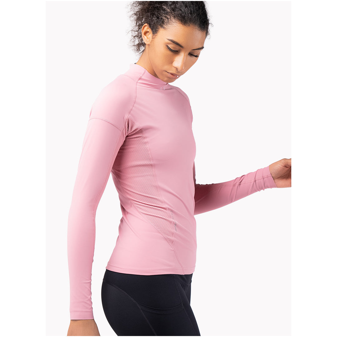 Womens Eco Spandex Long Sleeve Top - Pink