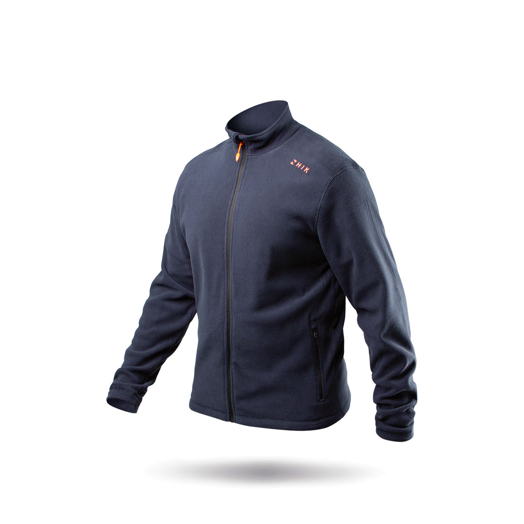 Mens Navy Full Zip Fleece Jacket