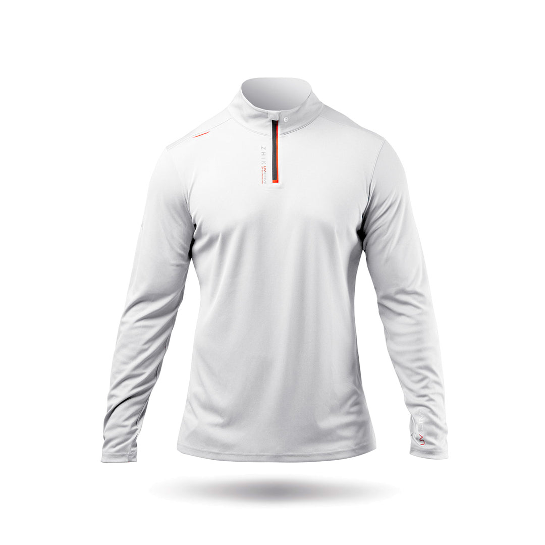 Mens UVActive High Collar 1/4 Zip Top