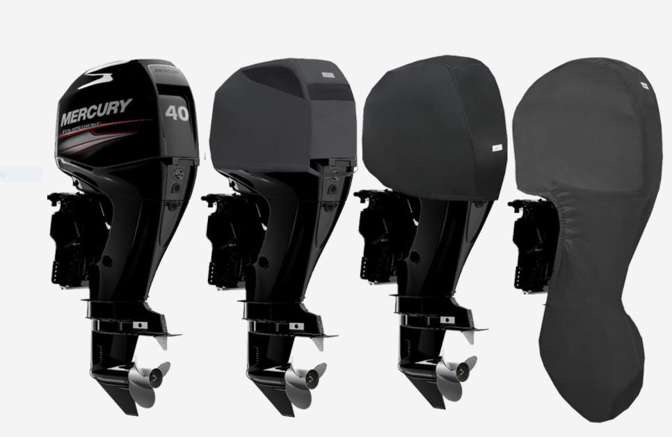 Waterproof Mercury Outboard Motor Cover 40-60HP (2014-2024) - Heavy Duty 1200D Oxford Protection