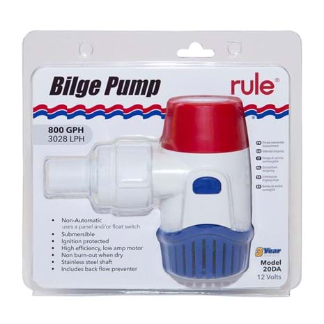 Rule 800GPH Bilge Pump