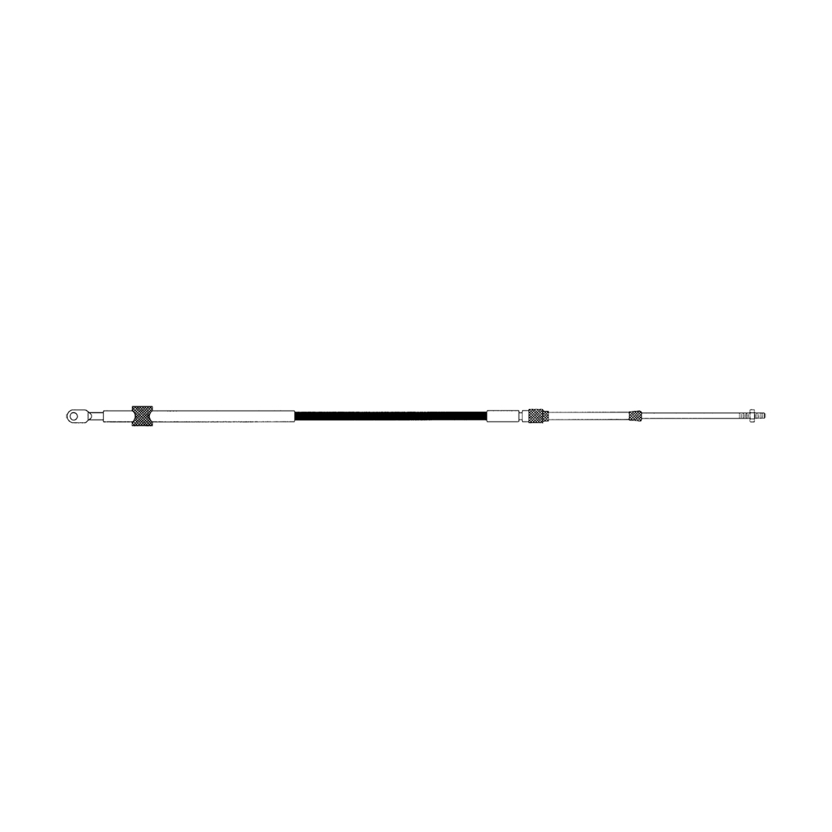 CC210 Mariner® 630 Type Control Cables 1992 and earlier Mariner® 40HP and below