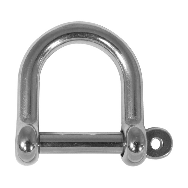 BLA Wide 'D' Shackles - Stainless Steel
