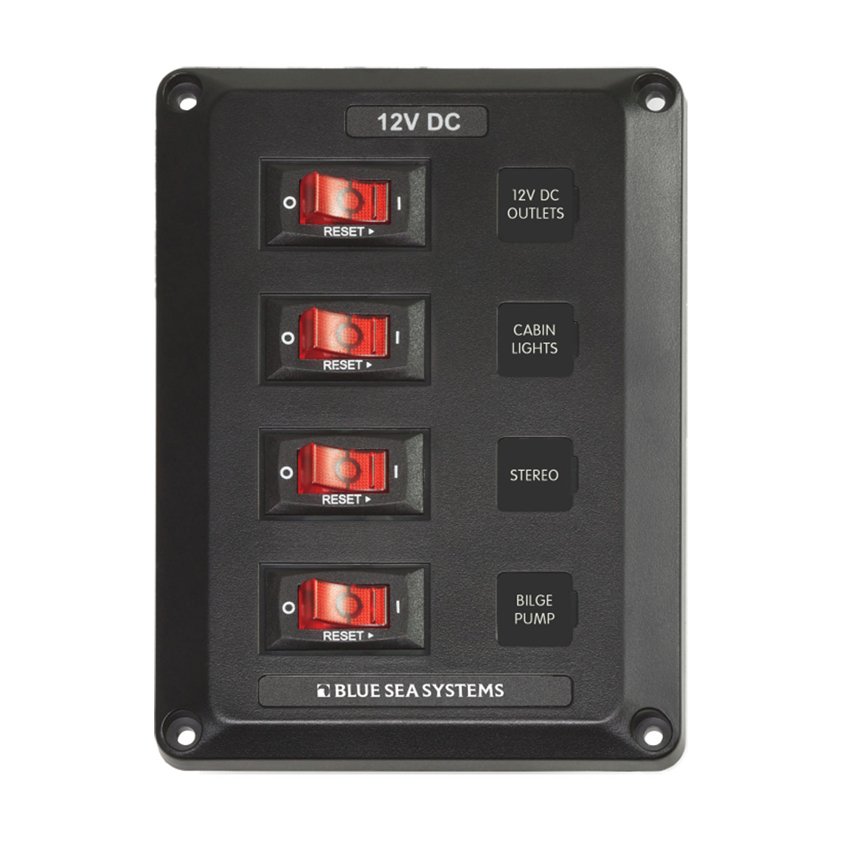 Blue Sea Systems BelowDeck Circuit Breaker Panel