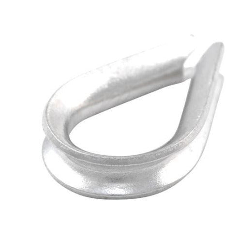 Allen 3mm stainless steel teardrop thimble