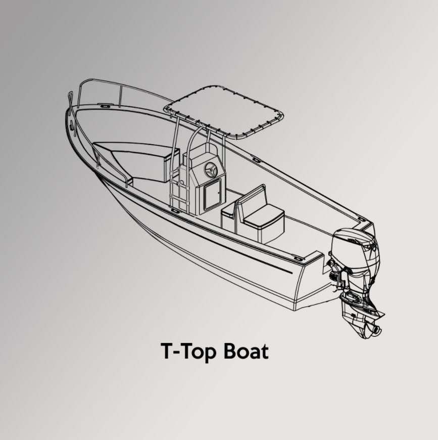 Oceansouth T-Top Boat Cover