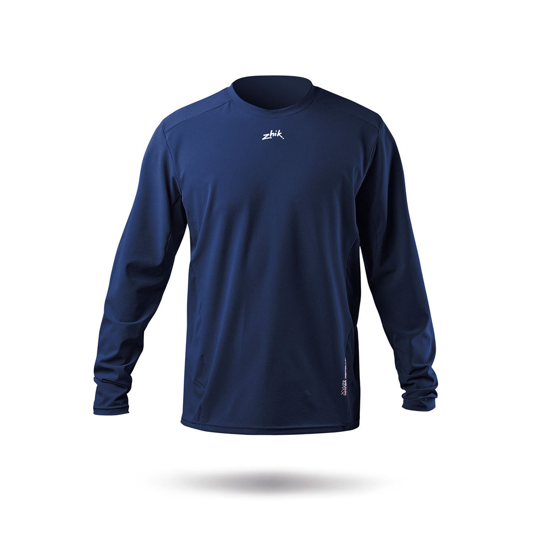 Mens Long Sleeve XWR Top - Steel Blue