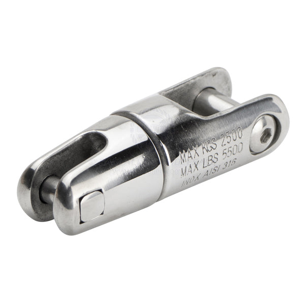 Anchor swivel G316 SS straight suit 6-8mm diam chain