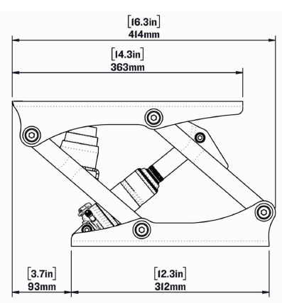 SHOCKWAVE S5-SS SEAT SUSPENSION STAINLESS