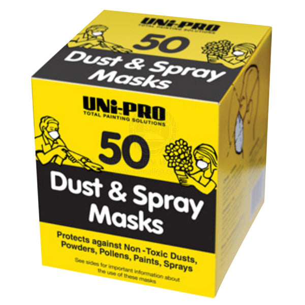 Dust masks disposable paper - pack of 50 | Sam Allen