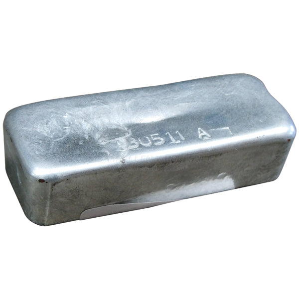 Anode zinc block rectangular 100 x 38 x 25mm