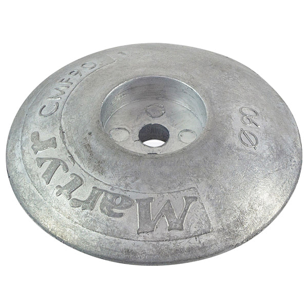 Anode zinc rudder 90mm diam pair