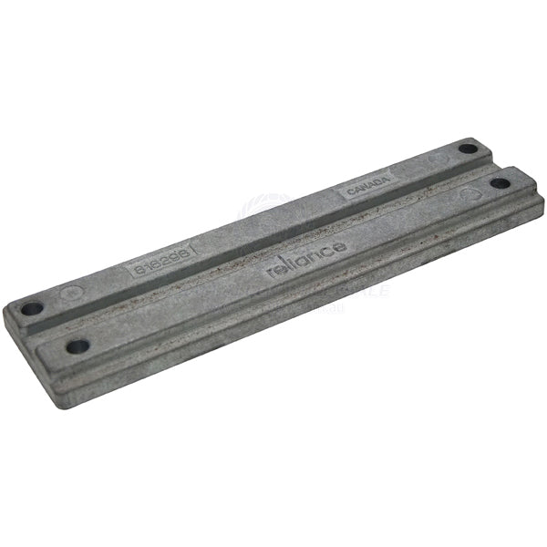 Anode zinc outboard Mercury transom plate 192 x 50 x 11mm | Sam Allen