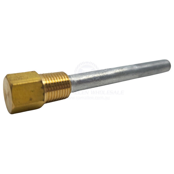 Anode zinc engine with brass plug Universal 62 x 6mm x 1/8 NPT