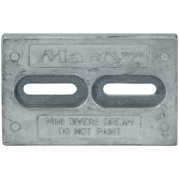 Anode zinc block Divers Dream 150 x 100 x 13mm | Sam Allen