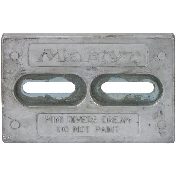 Anode alloy block Divers Dream 150 x 100 x 13mm | Sam Allen