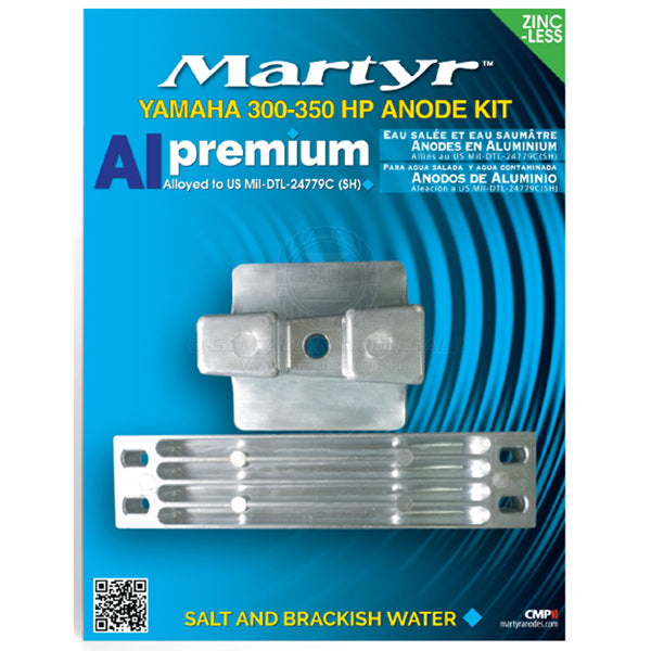 Anode kit alloy outboard Yamaha 300-350hp high performance
